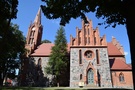 Lipiany... przeszliśmy do zbudowanego z kwadr granitowych i cegły w XIII wieku kościoła Wniebowzięcia NMP.