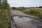 Linia kolejowa Pyrzyce-Lipiany, przecinaliśmy ją dziś kilka razy.