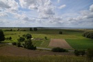 Grędziec. Przeszliśmy ścieżką na szczyt, gdzie z rozległą panoramą na jezioro Miedwie zrobiliśmy dłuższą przerwę.