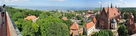 Frombork, widok z wiey Radziejowskiego