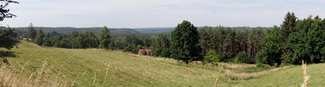 Buszyno. Widok spod dawnego dworca kolejowego Krg-Buszyno.