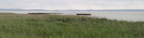 Jezioro Gardno. Widok od strony zachodniej.