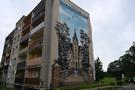 Złocieniec. Mural.